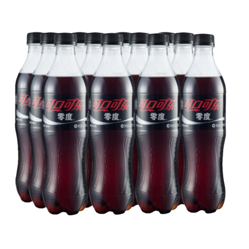可口可乐塑料瓶装零度可乐整箱装碳酸汽水饮料 500ml*12