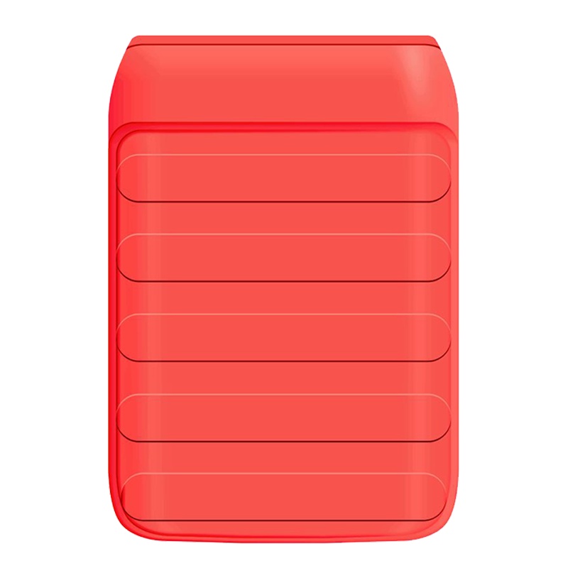 铁达信迷你充电宝X-100CR红色10000毫安小巧便携大容量轻薄移动电源适用于华为苹果可携带上飞机