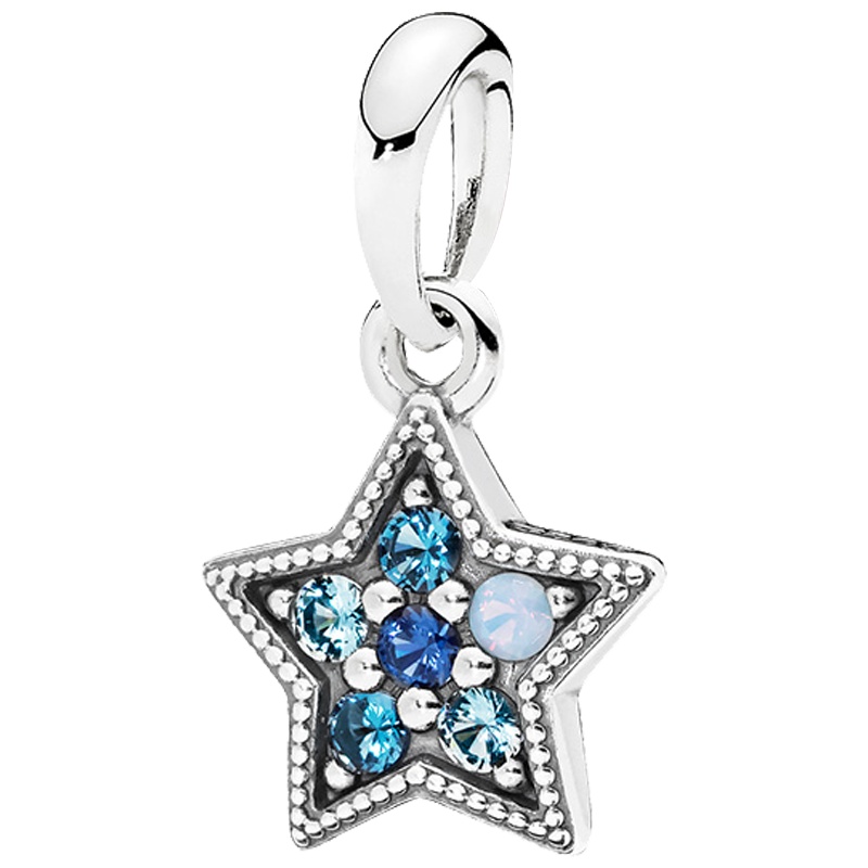 PANDORA潘多拉 925银串饰璀璨星辰串珠 396376NSBMX