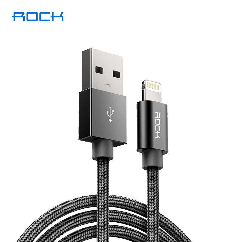 洛克(ROCK)MFi认证 苹果数据线 快充手机充电器线 支持iPhoneXS/max/XR/X/8P/7/6/iPad