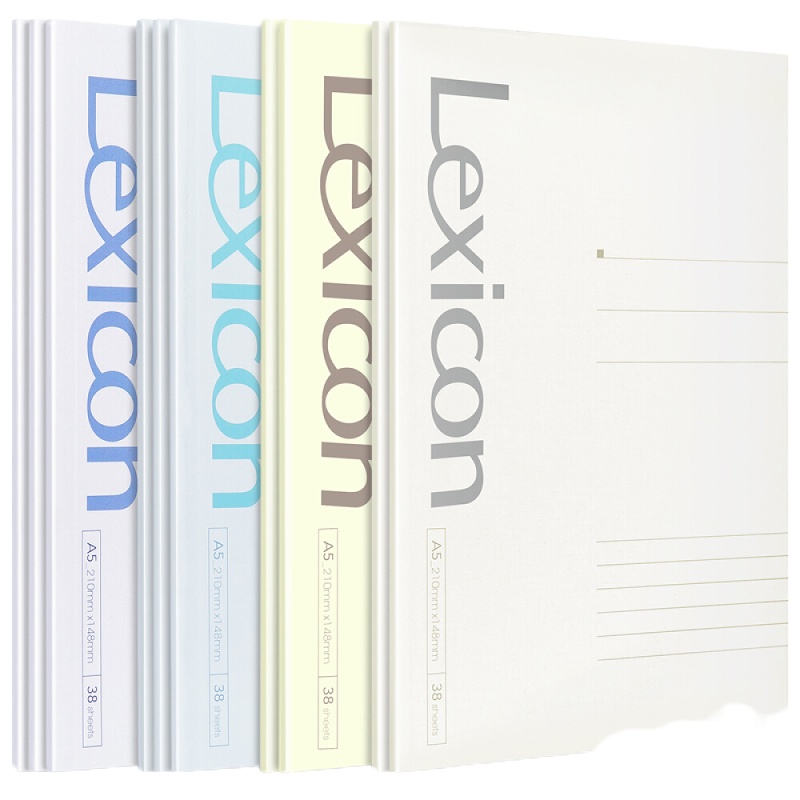 得力(deli) 10本A5/38张无线装订软抄本 办公记事本文具笔记本子33385