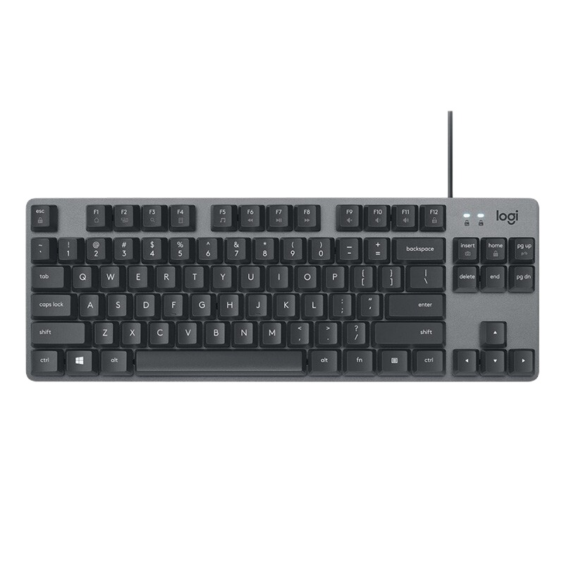 罗技(Logitech)K835机械键盘 有线键盘 游戏办公键盘  黑色 TTC轴 青轴