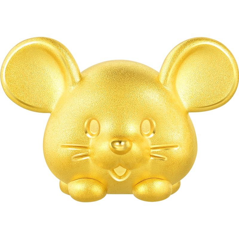 周生生(CHOW SANG SANG)黄金足金Charme串珠系列好运鼠珠91439C定价