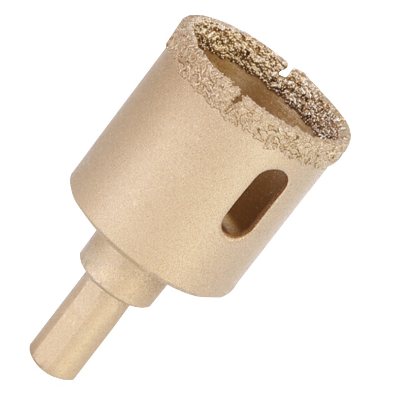 海斯迪克 gnjz-2068 钎焊大理石开孔器 金刚砂玻璃瓷砖开孔器 三角柄全瓷石材扩孔打眼