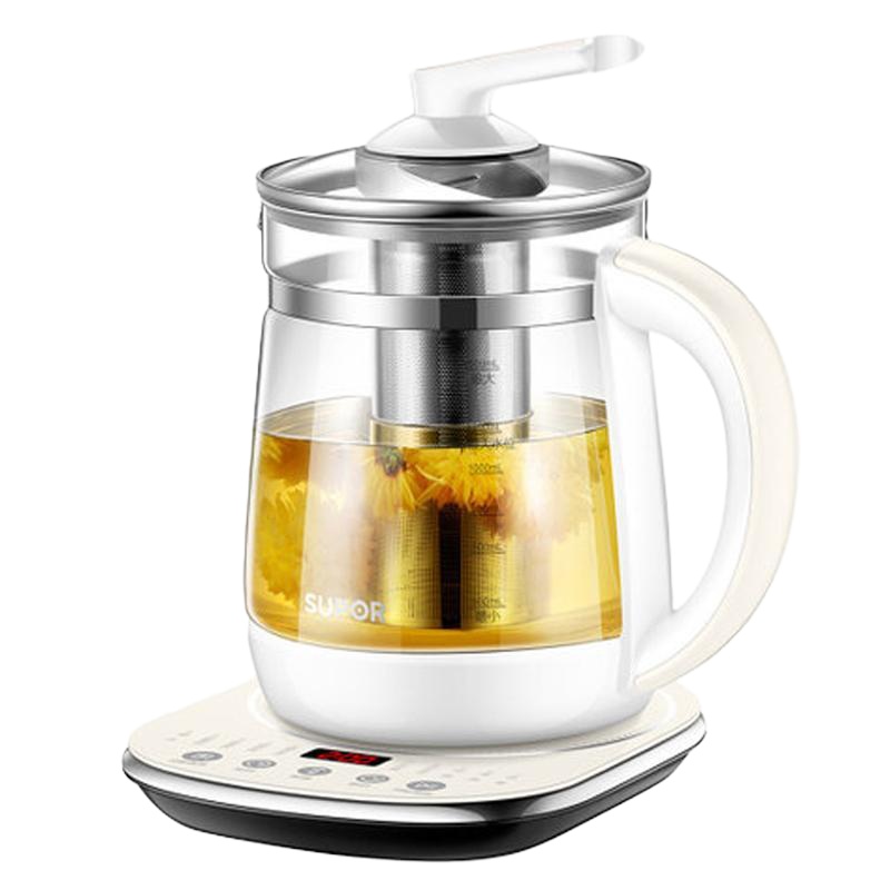 苏泊尔(SUPOR)SW-15Y06养生壶多功能简约煮茶壶电水壶全自动玻璃电热烧水壶家