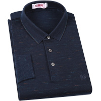 恒源祥男士长袖T恤秋冬装款爸爸装大码中老年T恤男宽松打底衣服