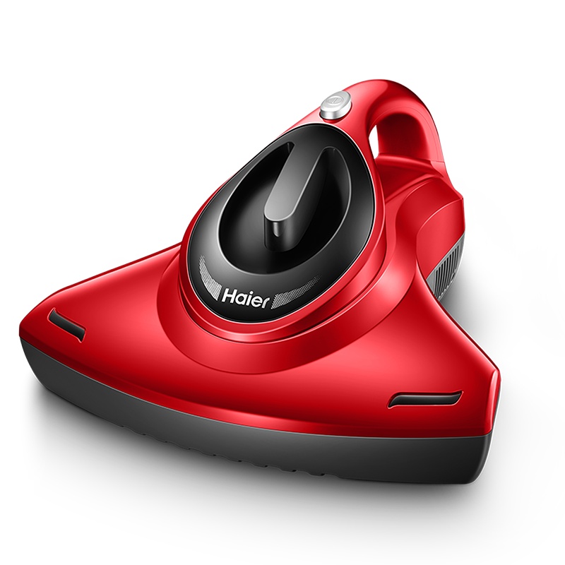 海尔(Haier)除螨仪ZB401G 豪迈红 家用床铺除尘除螨机紫外线杀菌 小型吸尘器