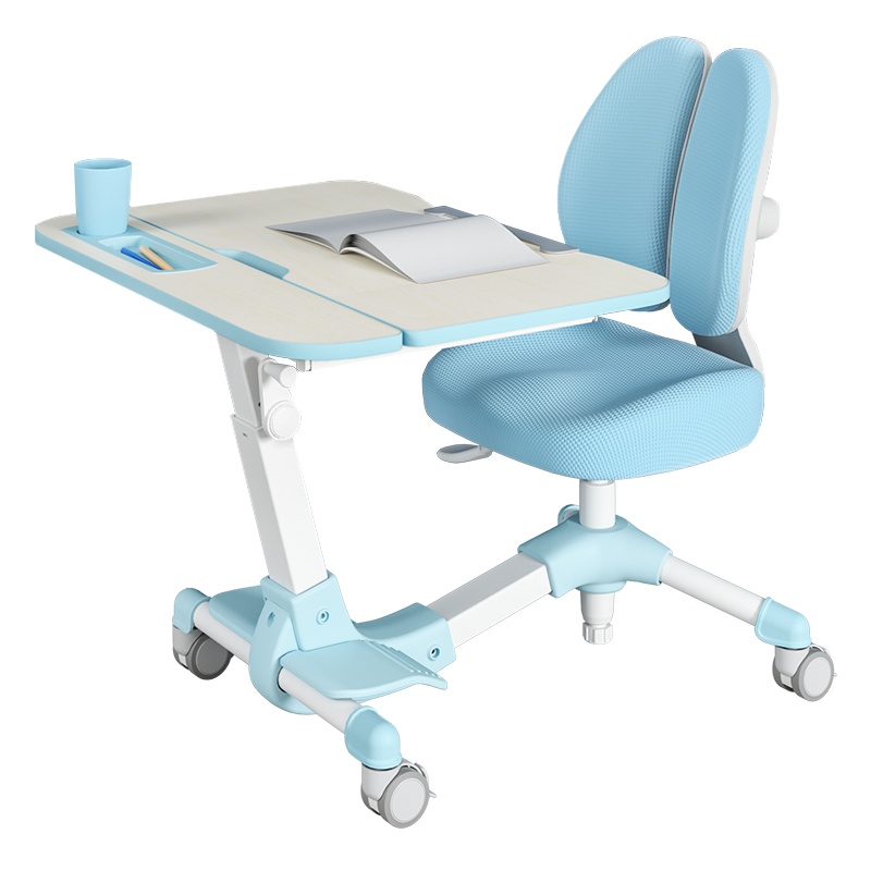爱果乐儿童学习桌套装 小学生学习课桌椅升降写字书桌家用 启蒙家
