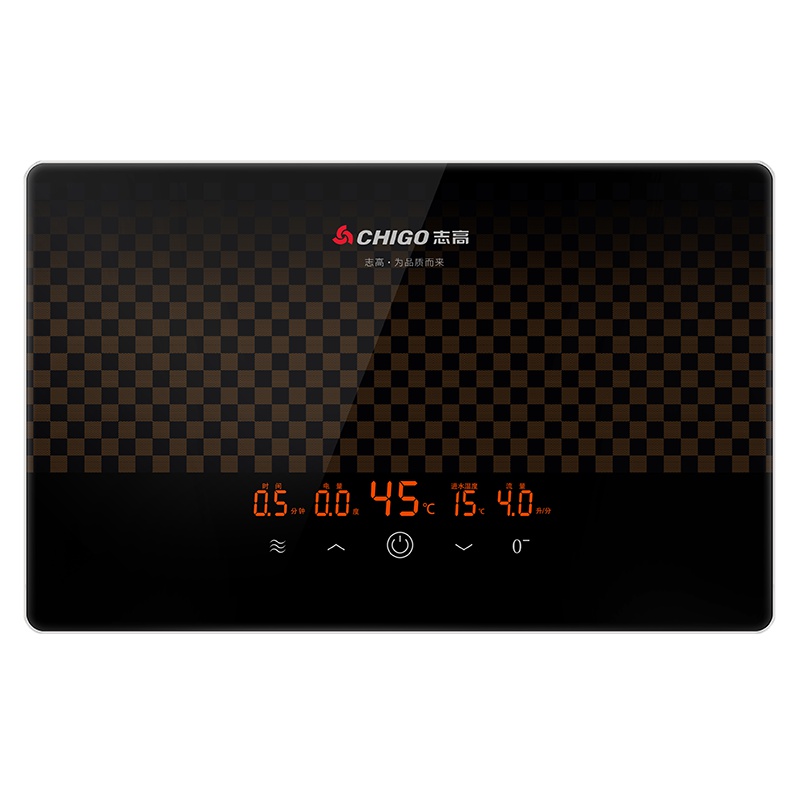 志高(CHIGO)即热式电热水器 快热式热水器触控式8500W 变频恒温 快速即热 KB829 8.5KW