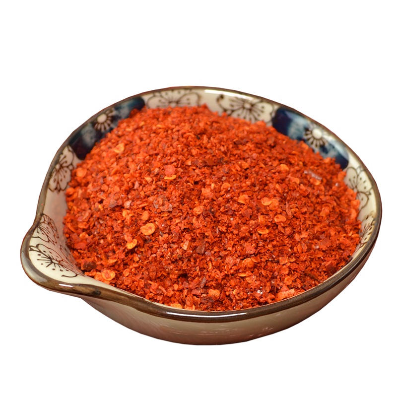 爱蜀味 石舂中粗辣椒面 辣椒粉海椒面 四川油泼辣子常用 中辣型100g