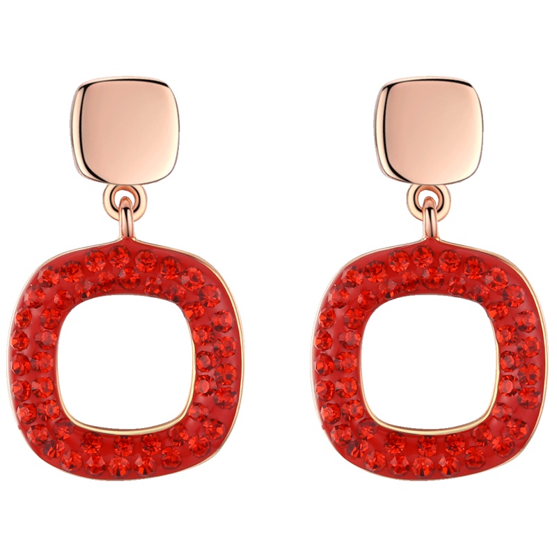 佰色传情耳钉女2019新款潮耳环纯银耳钉气质简约耳饰韩国网红