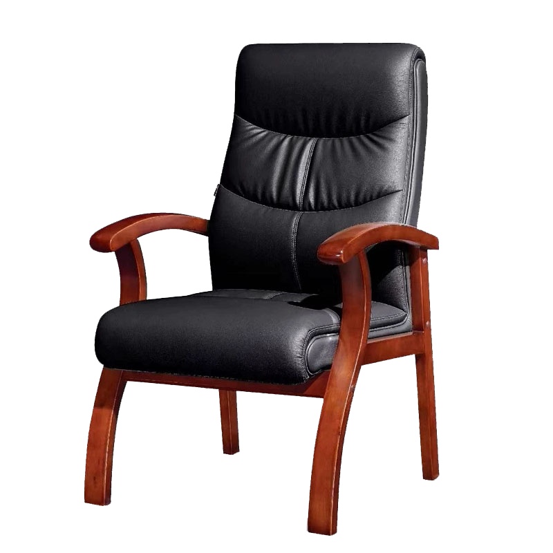 麦德嘉 老板椅电脑椅 真皮靠背