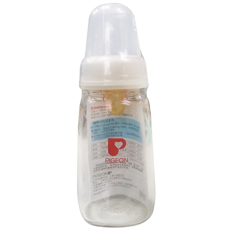 贝亲(PIGEON)标准口径乳胶奶嘴 玻璃奶瓶120ml AA67-1
