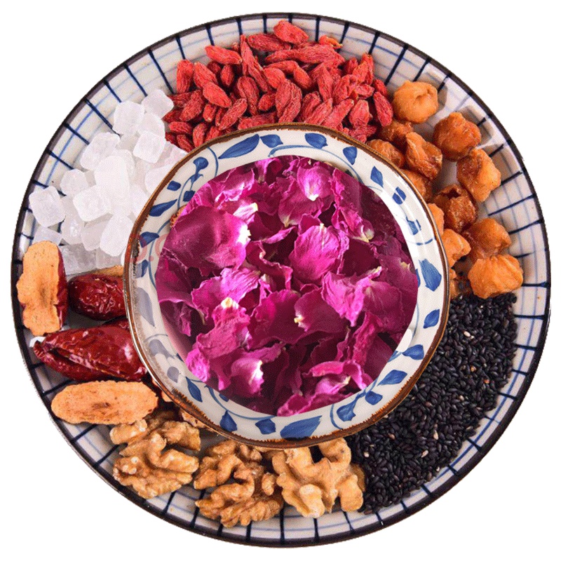 手工熬阿胶糕材料 固元膏材料 玫瑰型阿胶糕辅料850克