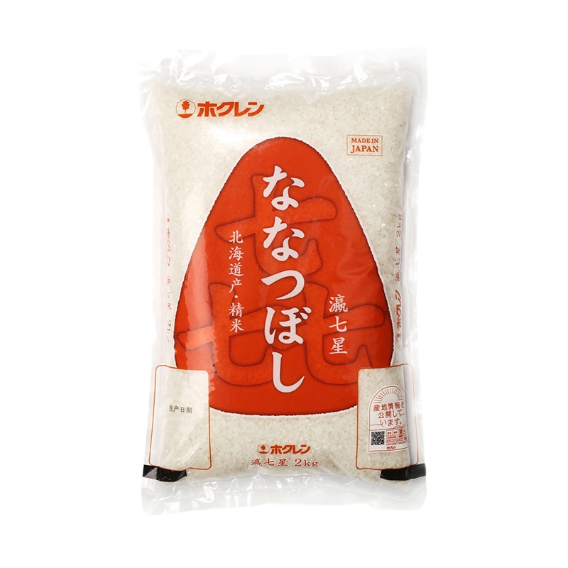 日本原装进口北海道产瀛七星大米2kg软糯香米寿司米特A级