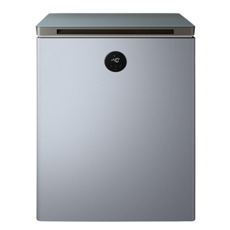 美的(Midea)143升 冷藏冷冻转换冰柜 家用囤货小冷柜 一级能效 母婴母乳小冰箱 BD/BC-143KEMS