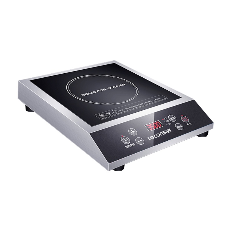 乐创(lecon)电磁炉 LC-L22 3500W大功率商用不锈钢电磁灶 不挑锅灶台饭店厨房设备