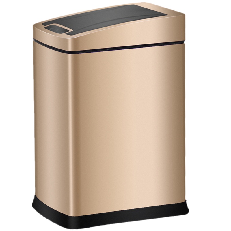 [2件95折]帝梵智能感应垃圾桶自动免脚踏家用卧室卫生间厕所小号窄长方