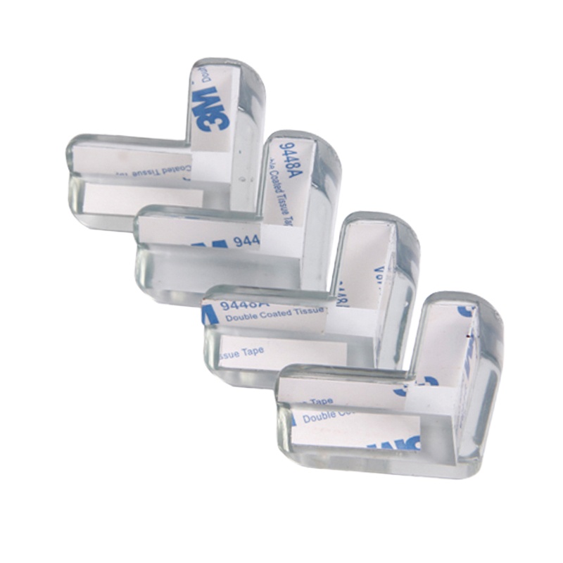 透明防撞角硅胶玻璃保护防磕碰角条桌角套窗户包桌子茶几直角 L型加厚角 10个装