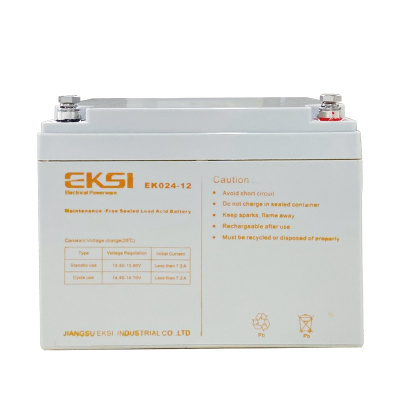 爱克赛(EKSI)ups 蓄电池EK024-12(12V24AH) 全新正品 阀控式铅酸免维护(7-10个工作日发货)