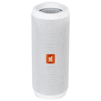 [小身材大能量]JBL Flip4 音乐万花筒4 防水设计便携迷你无线蓝牙音箱音响 白色