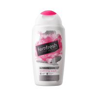 英国Femfresh芳芯经期护理女性弱酸温和私处洗护液蔓越莓250ml