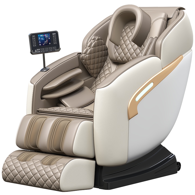 德国康仕坦(Konstan)SL轨道灵动机械手按摩椅定时功能全身敲击指压叩击按摩推拿揉捏按摩音乐太空舱SL600卡其色