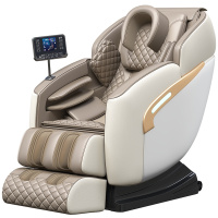 德国康仕坦(Konstan)SL轨道灵动机械手按摩椅定时功能全身敲击指压叩击按摩推拿揉捏按摩音乐太空舱SL600卡其色