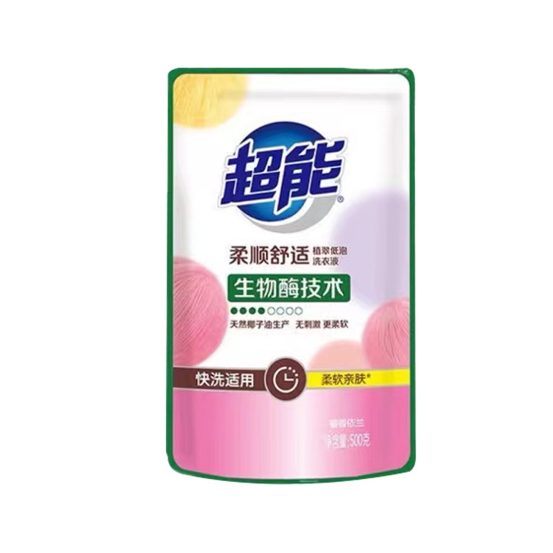 780g+118g超能洗衣液*1生物酶技术 柔顺舒适+500g植物低泡洗衣液*1+500g柔顺剂*1