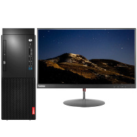 联想启天M420商用台式机i5-9500 2G独显23.8英寸显示器 8G 1TB+128GSSD Win10 五年延保