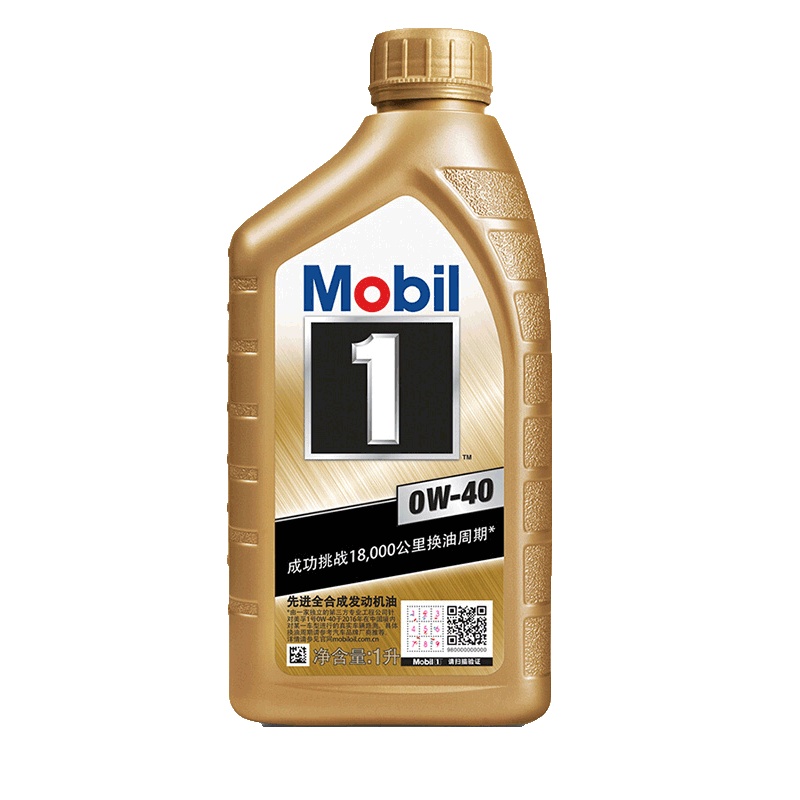 美孚(Mobil)0W-40 SN级 1L*4 全合成机油