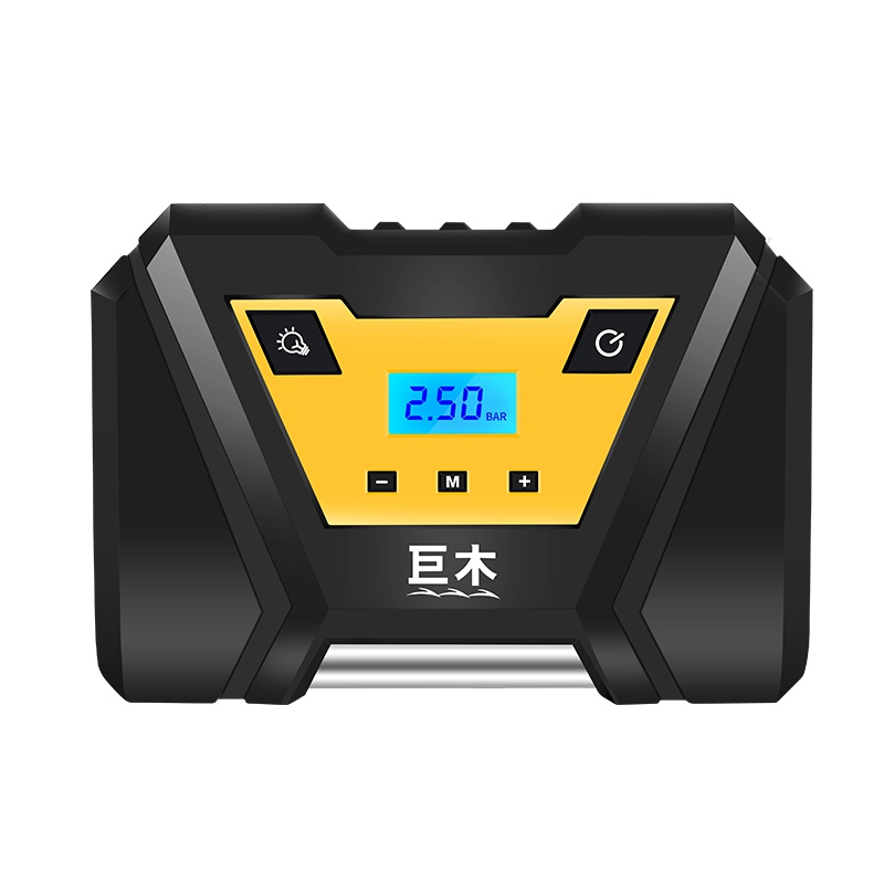 巨木 车载充气泵数显小轿车便携式12V加气泵汽车用电动轮胎高压打气泵气筒