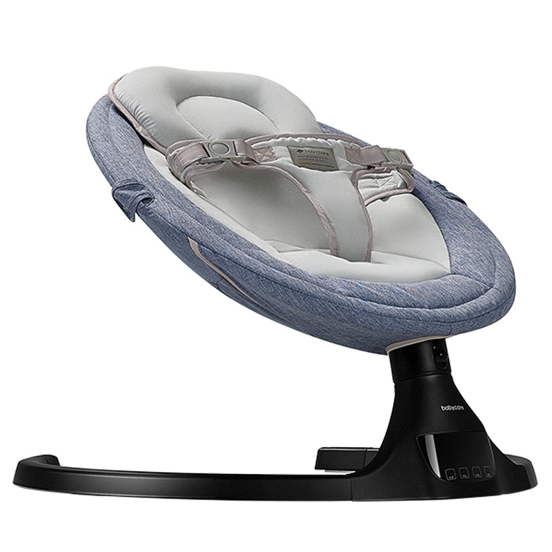 babycare哄娃神器 婴儿摇摇椅 安抚椅电动宝宝摇篮床儿童带娃哄睡觉 安伯灰