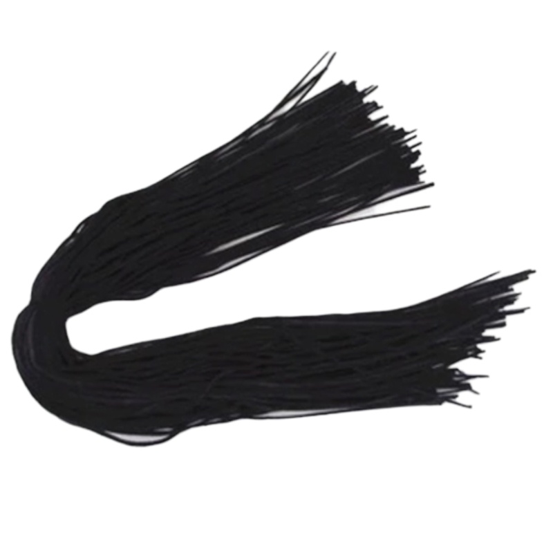 AT 账本用帐绳黑色账绳文件捆绑硬头绳装订线鞋带财务装订棉线绳31cm