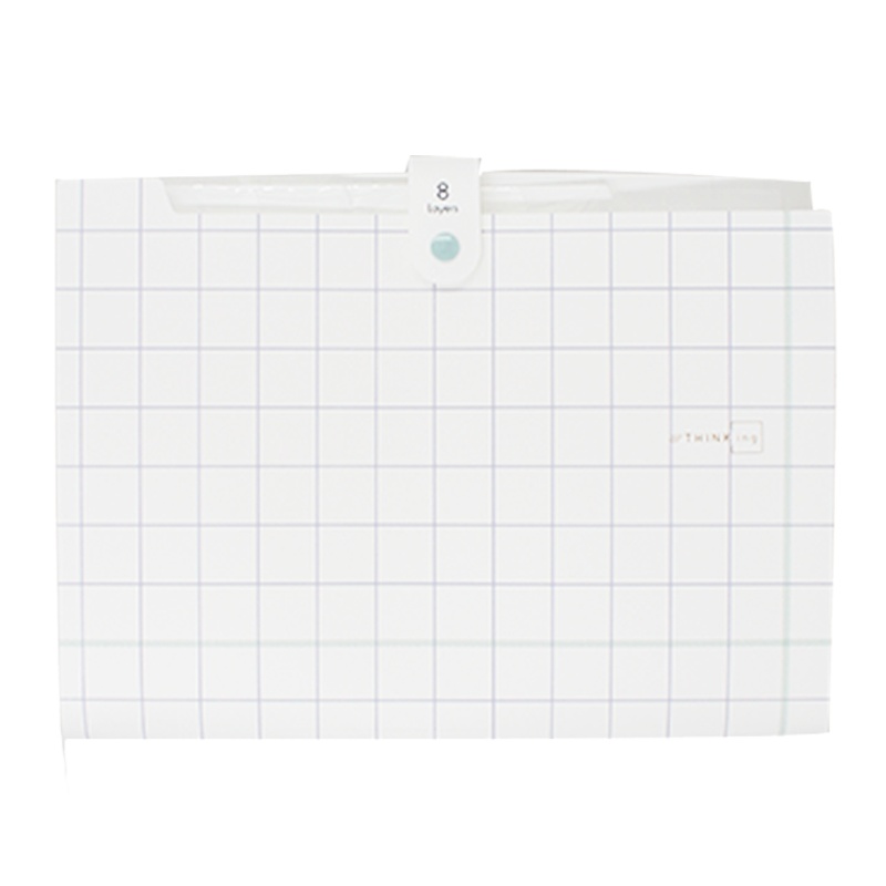 得力风琴包A4学生用多层文件夹袋手提卷子分类收纳盒女试卷夹多功能大容量透明高中生插页资料册分页72432LAN