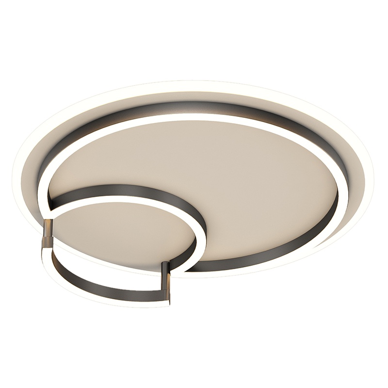 七只蚂蚁 书房主卧房间圆形新款后现代简约精致卧室吸顶灯简约现代灯北欧风格灯具温馨浪漫led房间创意圆形灯JH-X2145