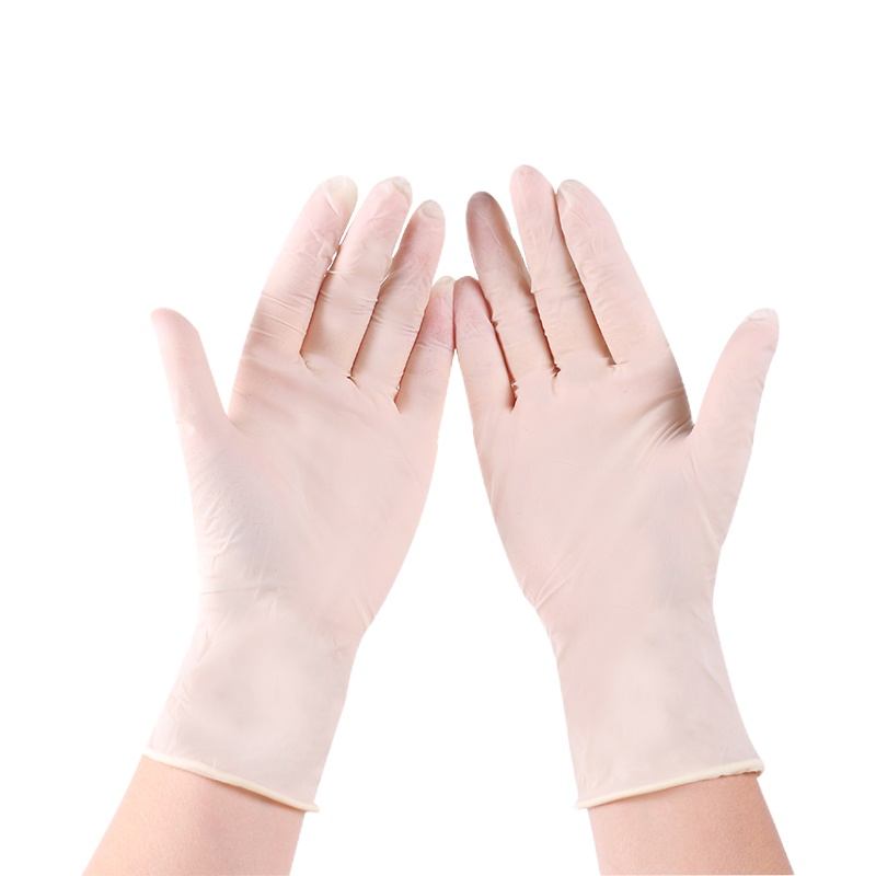 耐油一次性医用级手套乳胶手套PVC透明 一盒装 st1