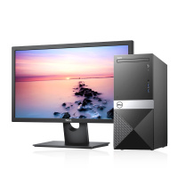 戴尔(DELL)成就3890 高性能 商用办公 台式机电脑 27英寸屏 定制(Intel G-6405 8GB 1TB+256GB 集显 无光驱 四年质保 网络同传)