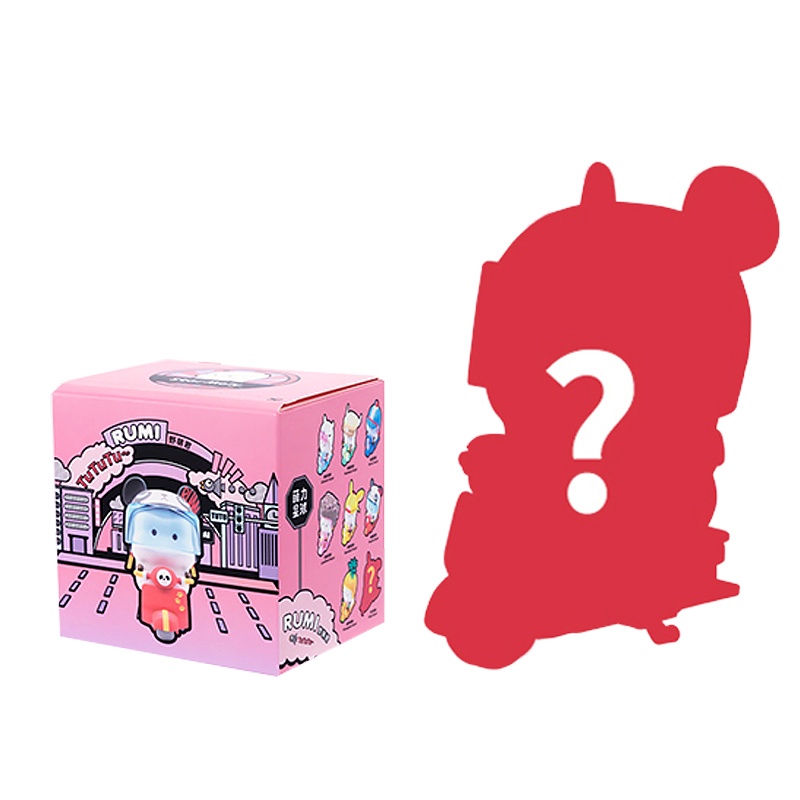 名创优品 (miniso) 萌力星球TUTU车系列盲盒摆件创意玩偶(混)