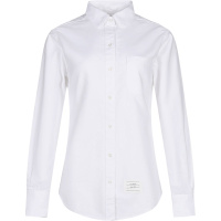THOM BROWNE 汤姆·布朗 女士棉质长袖衬衫FLL019A 06177