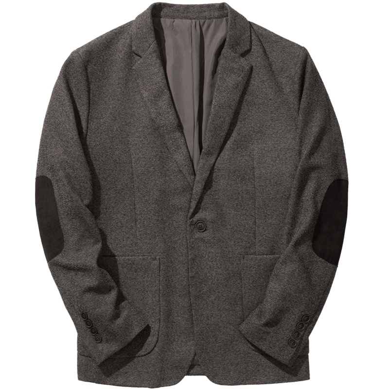 千纸鹤男士休闲小西装外套2019秋新款青年潮流个性西装上衣35151