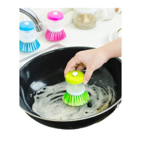 1个 厨房刷锅神器液压洗锅刷不粘油洗碗刷清洁刷加液锅刷子家用去污刷