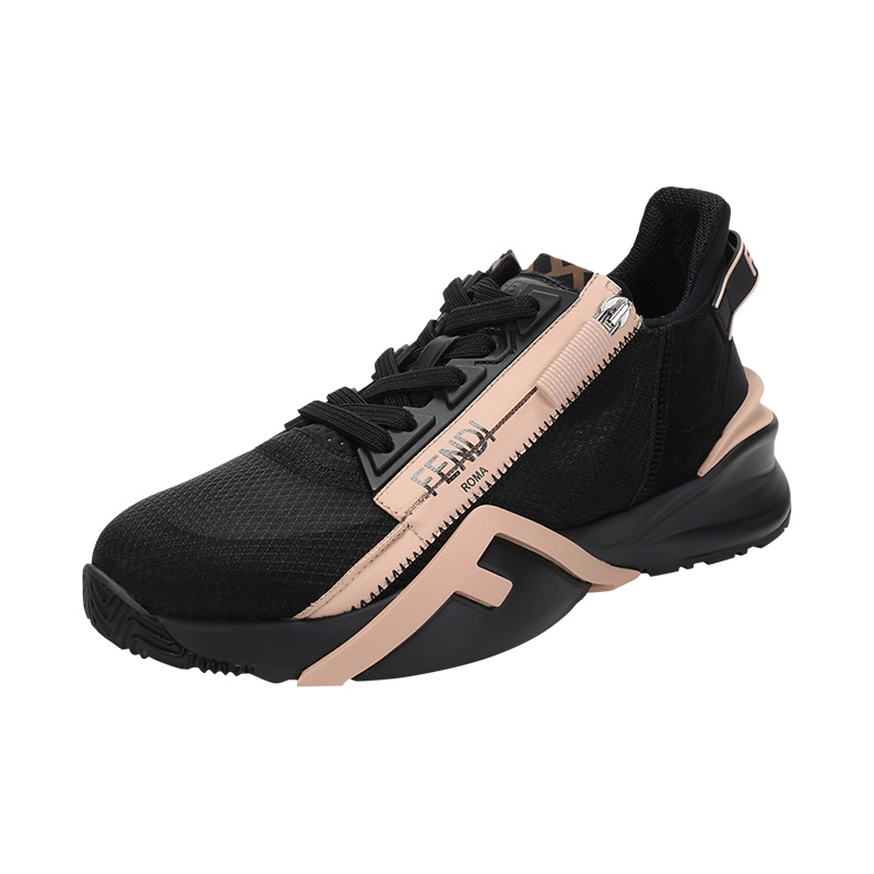 FENDI 女士 织物等多种面料 Flow网面系带休闲运动鞋8E8035 AF5R