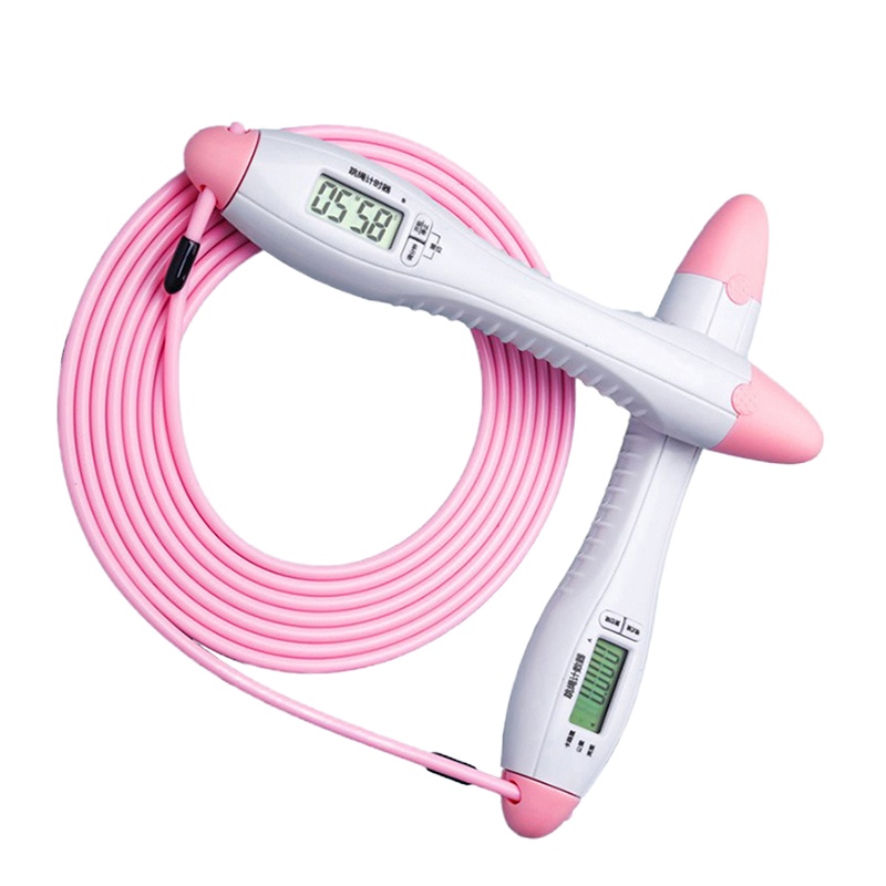 企购优品运动伙伴跳绳 酷睿758,成人健身学生中考计数棉跳绳橡胶绳编织跳绳可调长短