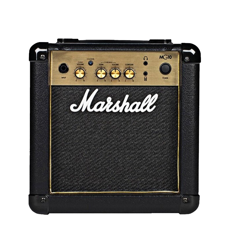 马歇尔(Marshall)吉他音箱 MG10G电吉他音箱 初学原声失真效果马勺电吉他音响 24W