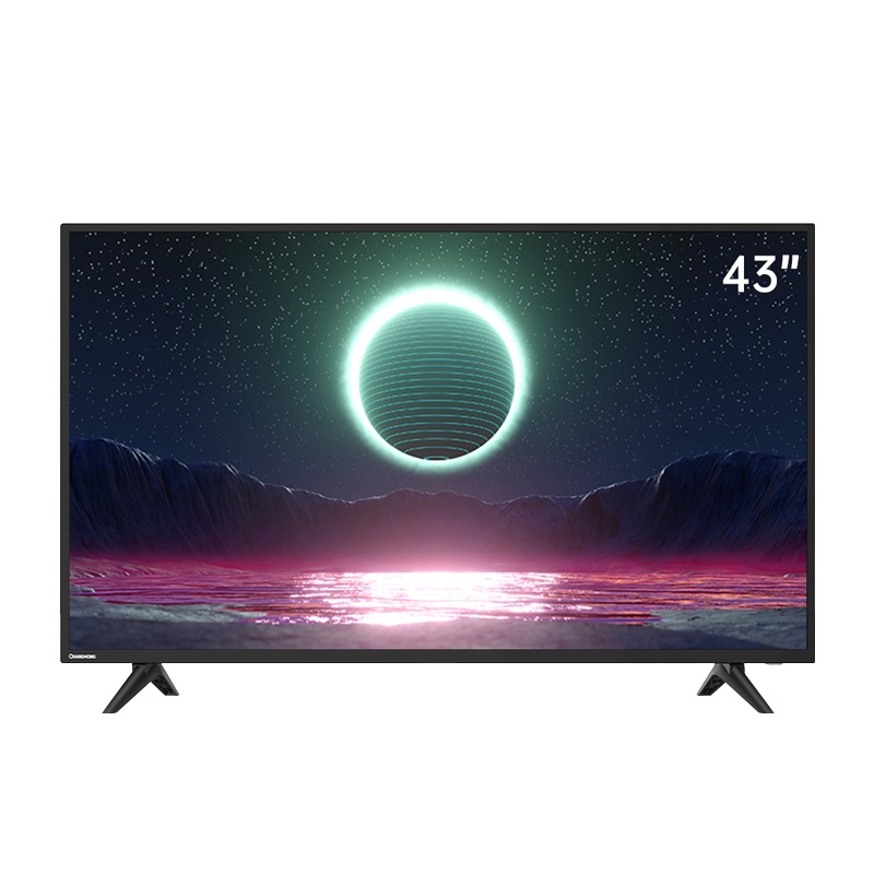 长虹(CHANGHONG)43M1 43英寸 高清 蓝光节能 窄边 平板LED液晶电视机(黑色)