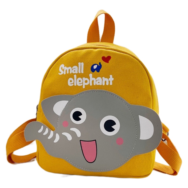 迪嘉乐儿童包包卡通男孩帆布双肩包1-5岁可爱女孩背包宝宝幼儿园书包