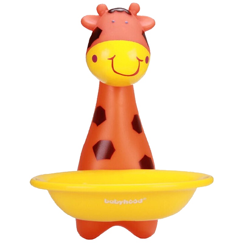 世纪宝贝（babyhood） 儿童卡通肥皂架 肥皂托吸盘壁式 BH-704 长颈鹿