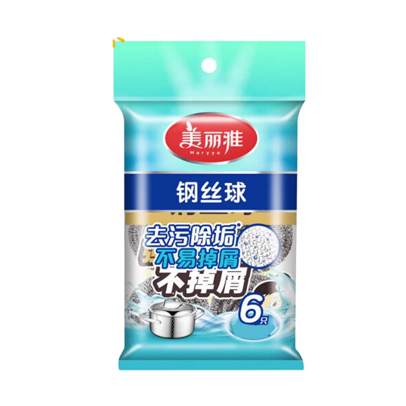 美丽雅 钢丝球 6只装*10包