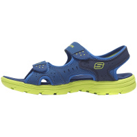 Skechers斯凯奇男童凉鞋夏季魔术贴沙滩鞋92219L. 92219L/BLNV蓝+海军蓝 32码/195mm